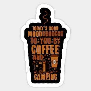 Camping Coffee Sticker